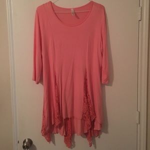 Pink shirt/dress